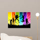Active Young People Wall Decal