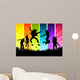 Active Young People Wall Decal