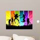 Active Young People Wall Decal