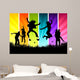 Active Young People Wall Decal
