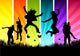 Active Young People Wall Decal