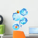 Dolphins Play Ball Wall Decal Sticker Set