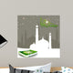 A Beautiful Abstract Background with quran sharif & Tasbih. Wall Mural