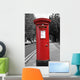 Red Post Box Wall Mural