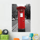 Red Post Box Wall Mural