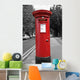 Red Post Box Wall Mural