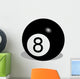 Ball 8 Billiards Wall Decal