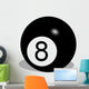 Ball 8 Billiards Wall Decal