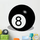 Ball 8 Billiards Wall Decal