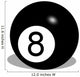 Ball 8 Billiards Wall Decal