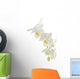 White Orchid Wall Decal