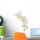 White Orchid Wall Decal