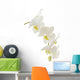 White Orchid Wall Decal