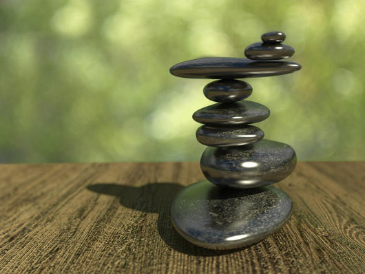 Balancing Pebbles Wall Mural