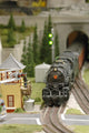 Model Train Wall Mural