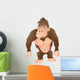gorilla cartoon Wall Decal