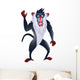 baboon cartoon Wall Decal