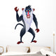 baboon cartoon Wall Decal