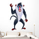 baboon cartoon Wall Decal