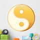 Taoism Symbol Gold Yin Wall Decal