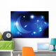 moon and shiny background Wall Mural