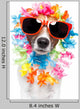 Dog with Hawaiian Lei