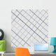 Plaid Diagonal Motive Cotton Wall Mural