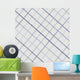 Plaid Diagonal Motive Cotton Wall Mural