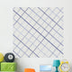 Plaid Diagonal Motive Cotton Wall Mural