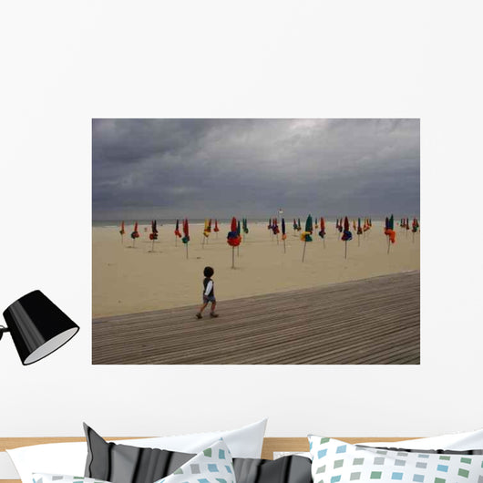 Child Boardwalk Deauville Wall Decal