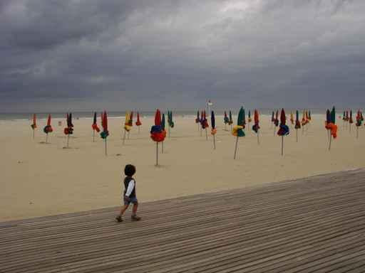 Child Boardwalk Deauville Wall Decal