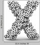 Letter X from Soccer