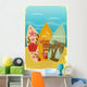 Surfboards on the beach Wall Mural