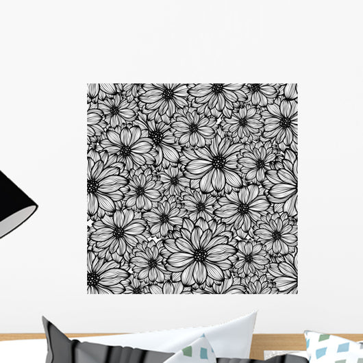 Vector Seamless Pattern Wall Decal