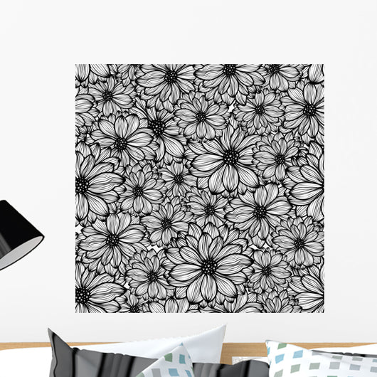 Vector Seamless Pattern Wall Decal
