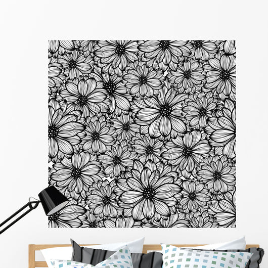 Vector Seamless Pattern Wall Decal