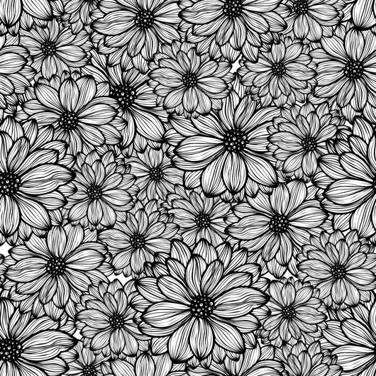 Vector Seamless Pattern Wall Decal