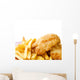 Fried Fish and Chips Wall Decal