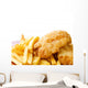 Fried Fish and Chips Wall Decal