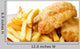 Fried Fish and Chips Wall Decal
