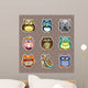 Cartoon Owl Stickers Wall Mural