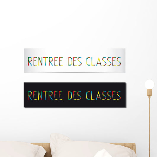 Rentree Des Classes Wall Mural