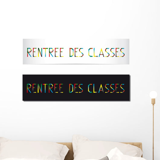 Rentree Des Classes Wall Mural