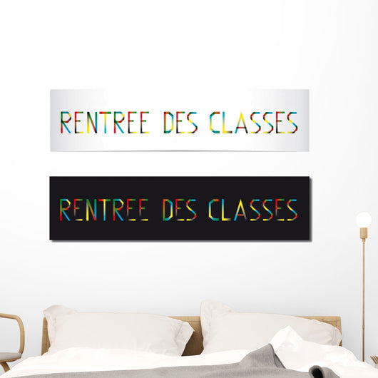 Rentree Des Classes Wall Mural