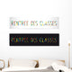 Rentree Des Classes Wall Mural