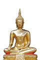 Buddha statue on white background Wall Decal