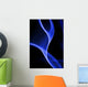 Blue Abstract Wave Shape