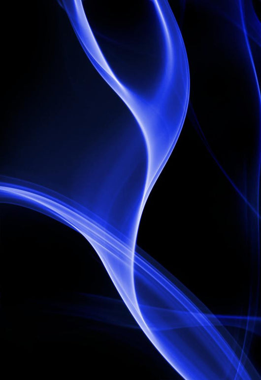 Blue Abstract Wave Shape