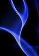 Blue Abstract Wave Shape
