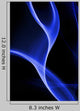 Blue Abstract Wave Shape